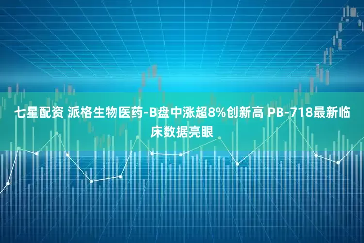 七星配资 派格生物医药-B盘中涨超8%创新高 PB-718最新临床数据亮眼